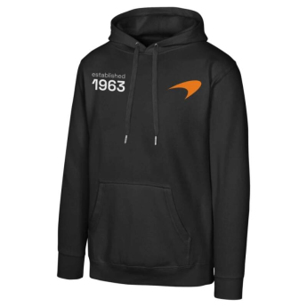 Mclaren Honda hanorac de bărbați cu glugă NE logo black F1 Team 2025