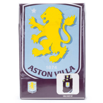 Aston Villa cearșaf pentru un pat colour club crest