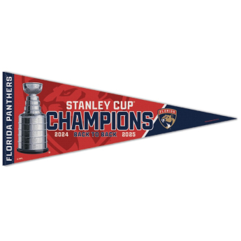 Florida Panthers steag 2025 WinCraft Back-To-Back Stanley Cup Champions Premium