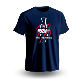 Florida Panthers tricou de bărbați Tomáš Nosek #92 Stanley Cup Champion 2025 Navy