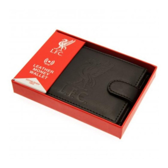 FC Liverpool portofel din piele tehnică Rfid black