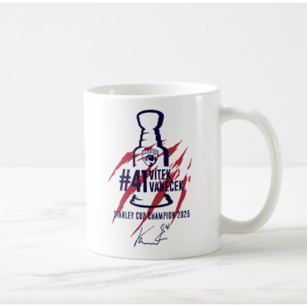 Florida Panthers cană Vítek Vaněček #92 Stanley Cup Champion 2025