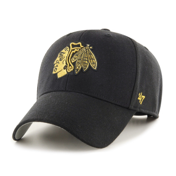 Chicago Blackhawks șapcă de baseball Metallic Snap 47 Mvp black