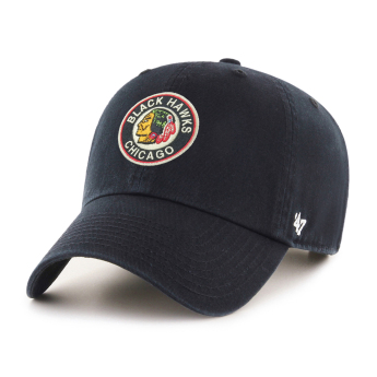 Chicago Blackhawks șapcă de baseball 47 CLEAN UP Adjustable black