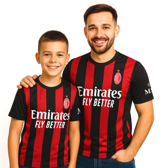 AC Milan tricoul de copii replica 25/26 Home Leao