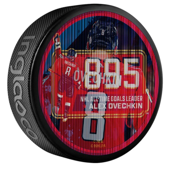 Washington Capitals puc Alex Ovechkin 895 Goals Lenticular Souvenir Hockey