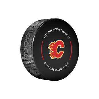 Calgary Flames puc Official Game Puck 2024-2025