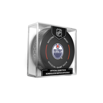 Edmonton Oilers puc Official Game Puck 2024-2025