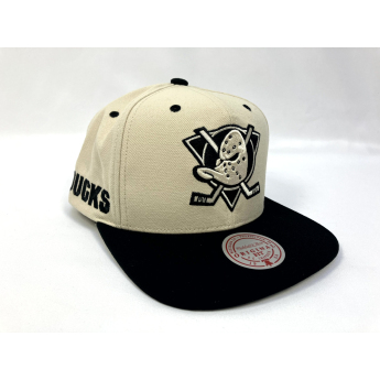 Anaheim Ducks șapcă flat Evergreen Cream Black Snapback Vntg