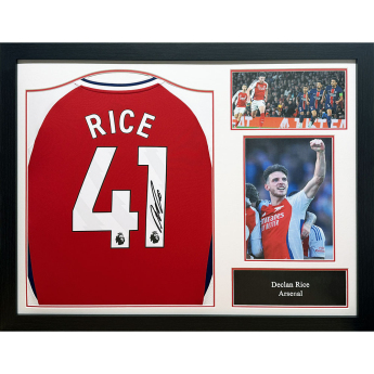 Legende tricou înrămat 2024-2025 Rice Signed Shirt (Framed)