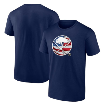 Buffalo Sabres tricou de bărbați Banner Wave Logo blue