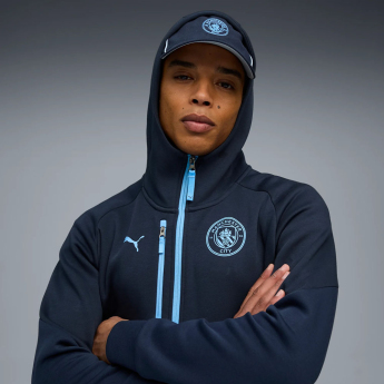 Manchester City hanorac de bărbați cu glugă Pumatech navy