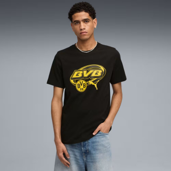 Borussia Dortmund tricou de bărbați FtblCulture black