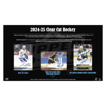 NHL cutii Cărți de hochei NHL 2024-25 Upper Deck Clear Cut Hobby Box
