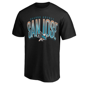 San Jose Sharks tricou de bărbați Arch Graphic black