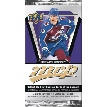 NHL cutii Cărți de hochei NHL 2025-26 Upper Deck MVP Hockey Gravity Retail Box