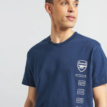 FC Arsenal tricou de bărbați Text navy