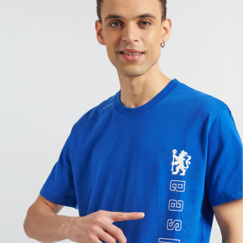 FC Chelsea tricou de bărbați Text navy
