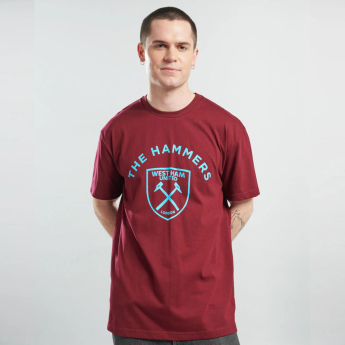 West Ham United tricou de bărbați Graphic claret