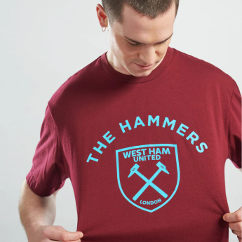 West Ham United tricou de bărbați Graphic claret