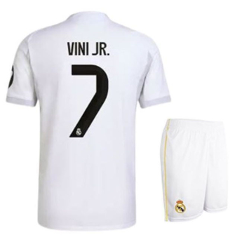 Real Madrid set de copii replica 25/26 Home Vini Jr.