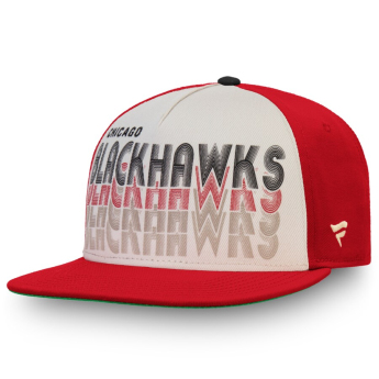 Chicago Blackhawks șapcă flat True Classic Cream