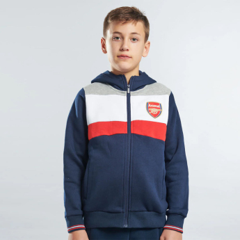 FC Arsenal hanorac cu glugă pentru copii Full Zip colour