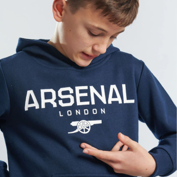 FC Arsenal hanorac cu glugă pentru copii Logo navy