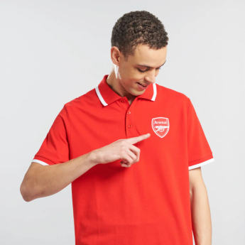 FC Arsenal tricou polo Logo Tipped red