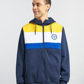 FC Chelsea hanorac de bărbați cu glugă Full Zip colour