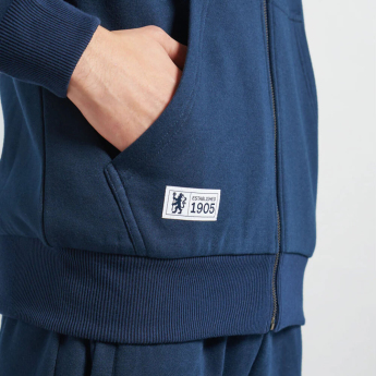 FC Chelsea hanorac de bărbați cu glugă Full Zip navy