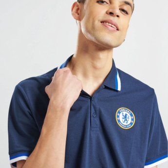 FC Chelsea tricou polo Tipped navy