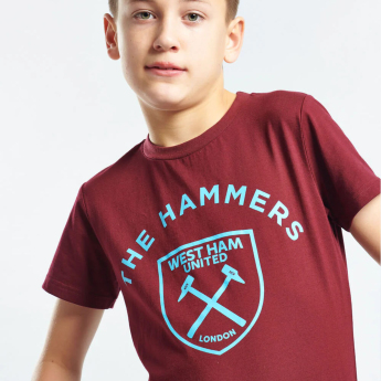 West Ham United tricou de copii Graphic claret