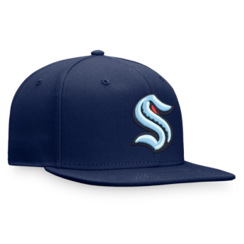Seattle Kraken șapcă flat Primary Logo Snapback NHL navy