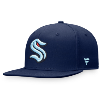 Seattle Kraken șapcă flat Primary Logo Snapback NHL navy