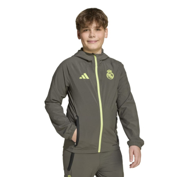 Real Madrid geacă pentru copii cu glugă Vis Tech utigrey