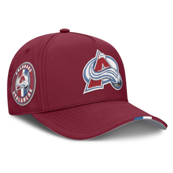 Colorado Avalanche șapcă de baseball pentru copii 2025 Draft Authentic Pro Structured Adjustable Meshback