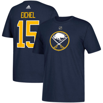 Buffalo Sabres tricou de bărbați navy #15 Jack Eichel