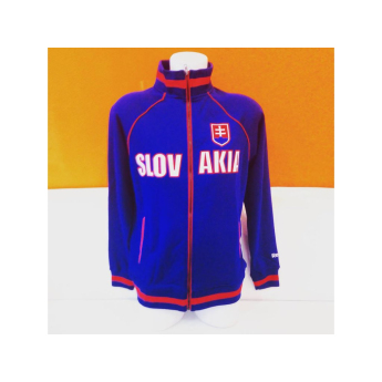Echipa națională de hochei hanorac de bărbați Slovakia Reebok Track Jacket navy