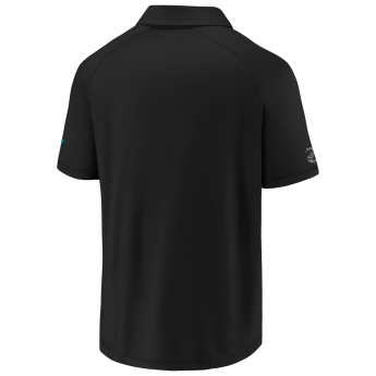 San Jose Sharks tricou polo Authentic Rinkside Performance black