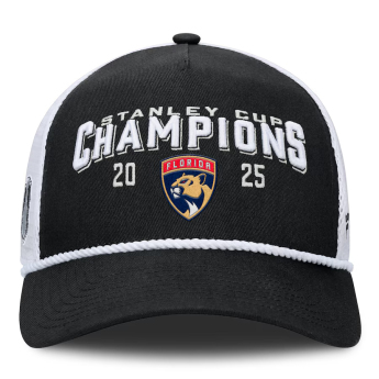 Florida Panthers șapcă de baseball 2025 Stanley Cup Champions A-Frame Roper Meshback Adjustable Black