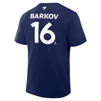 Florida Panthers tricou de bărbați 2025 Stanley Cup Champions Name & Number Aleksander Barkov #16