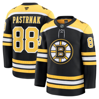 Boston Bruins tricou de hochei David Pastrňák #88 Premium Home Jersey 2024/2025