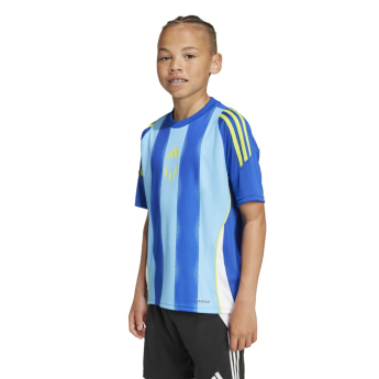 Lionel Messi tricou de fotbal pentru copii MESSI Stripe blue