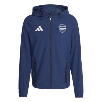 FC Arsenal geacă de bărbați cu glugă Vis Tech Travel indigo