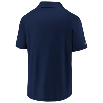 Washington Capitals tricou polo Authentic Rinkside Performance navy