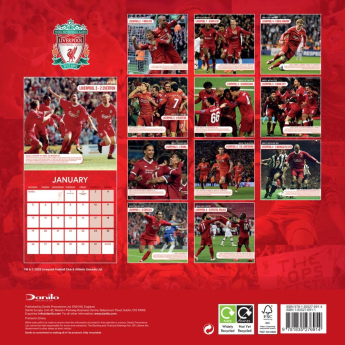 FC Liverpool calendar Legends Square 2026
