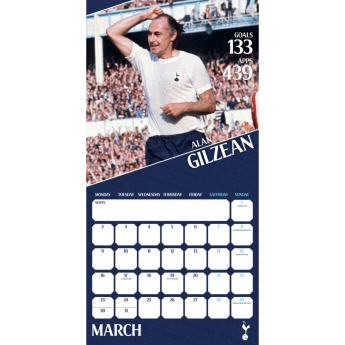 Tottenham Hotspur calendar Legends Square 2026