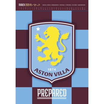 Aston Villa calendar Deluxe 2026