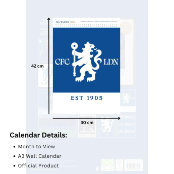 FC Chelsea calendar Deluxe 2026